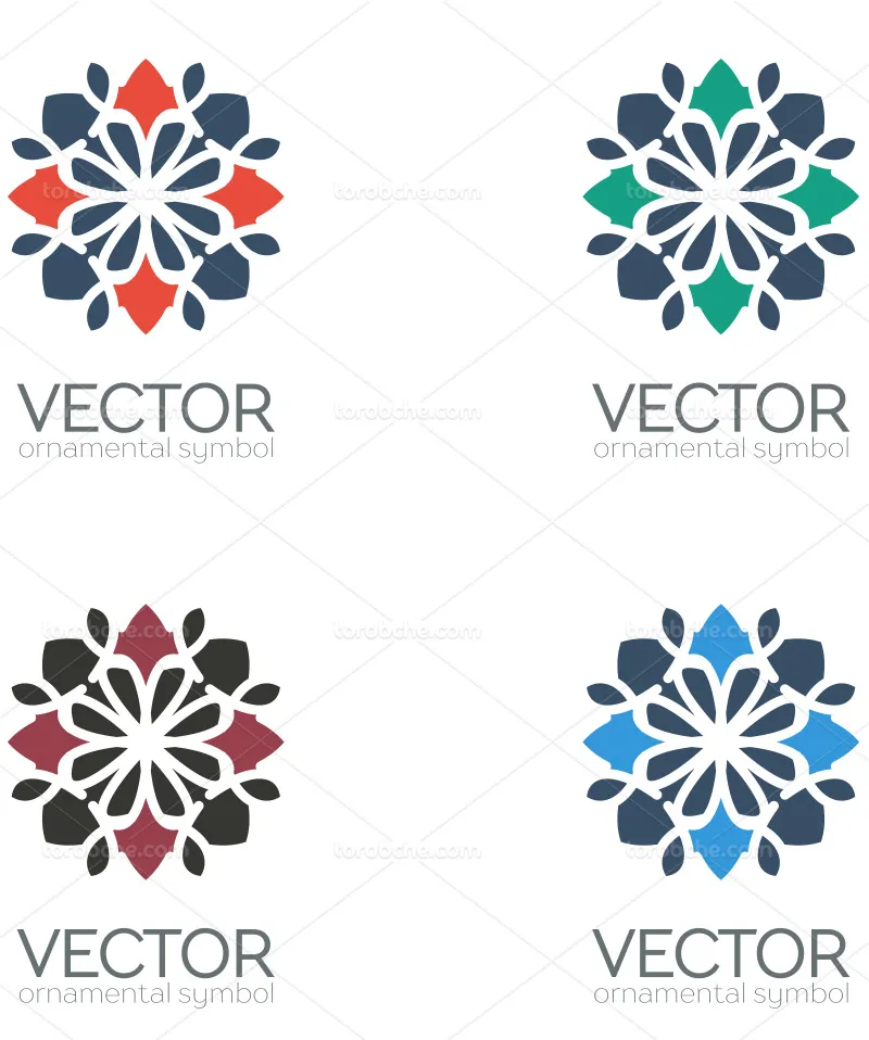 وکتور لوگوی سنتی رنگی | گرافیک با طعم تربچه