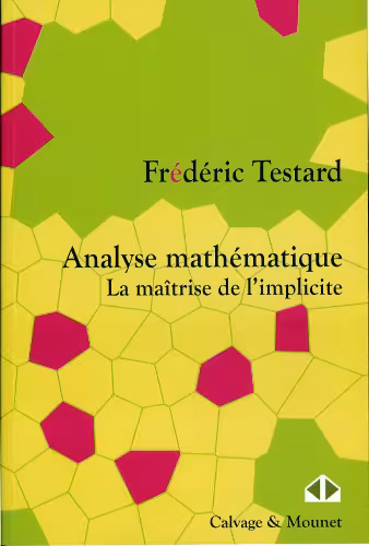 خرید و دانلود نسخه کامل کتاب Analyse mathématique. La maîtrise de l'implicite
