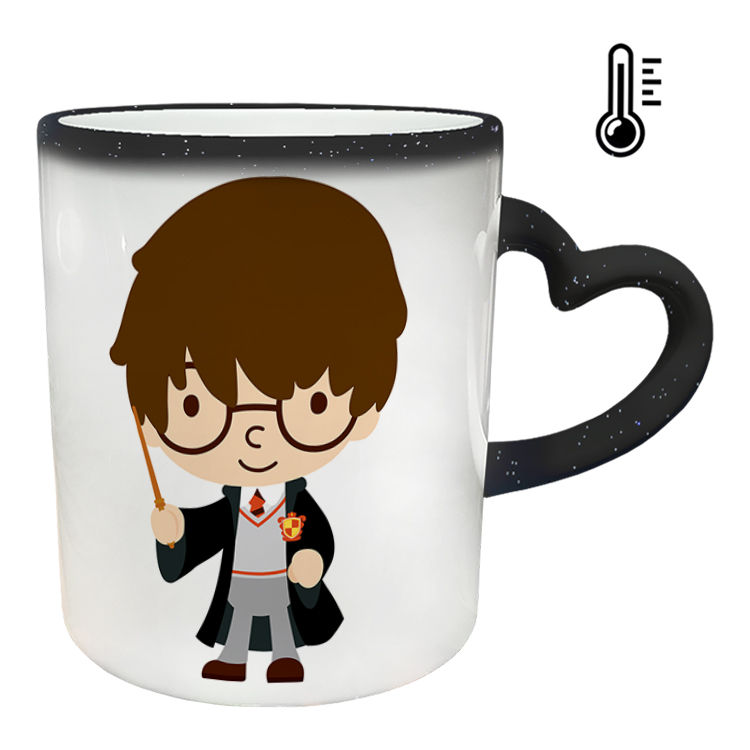 ماگ حرارتی مدل دسته قلبی اکلیلی طرح هری پاتر کد 87