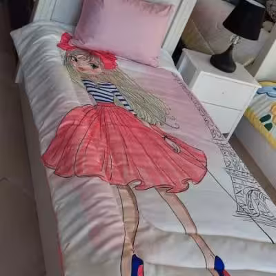 ست روتختی یک نفره طرح دختر عروسکی برند ایپک