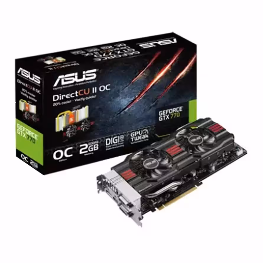 کارت گرافیک ایسوس GTX 770 DirectCU II OC 2GB