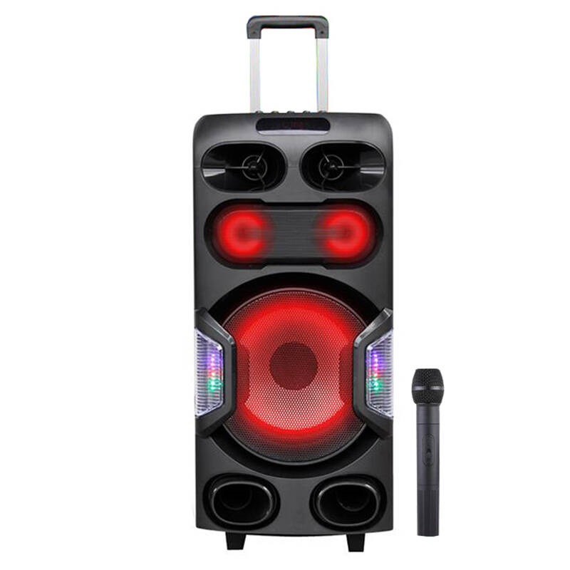 اسپیکر چمدانی بلوتوثی رم و فلش خور TSCO TS-1910   میکروفن