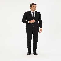 کت و شلوار مردانه مشکی پیرکاردین - فروشگاه لباس شهرمون