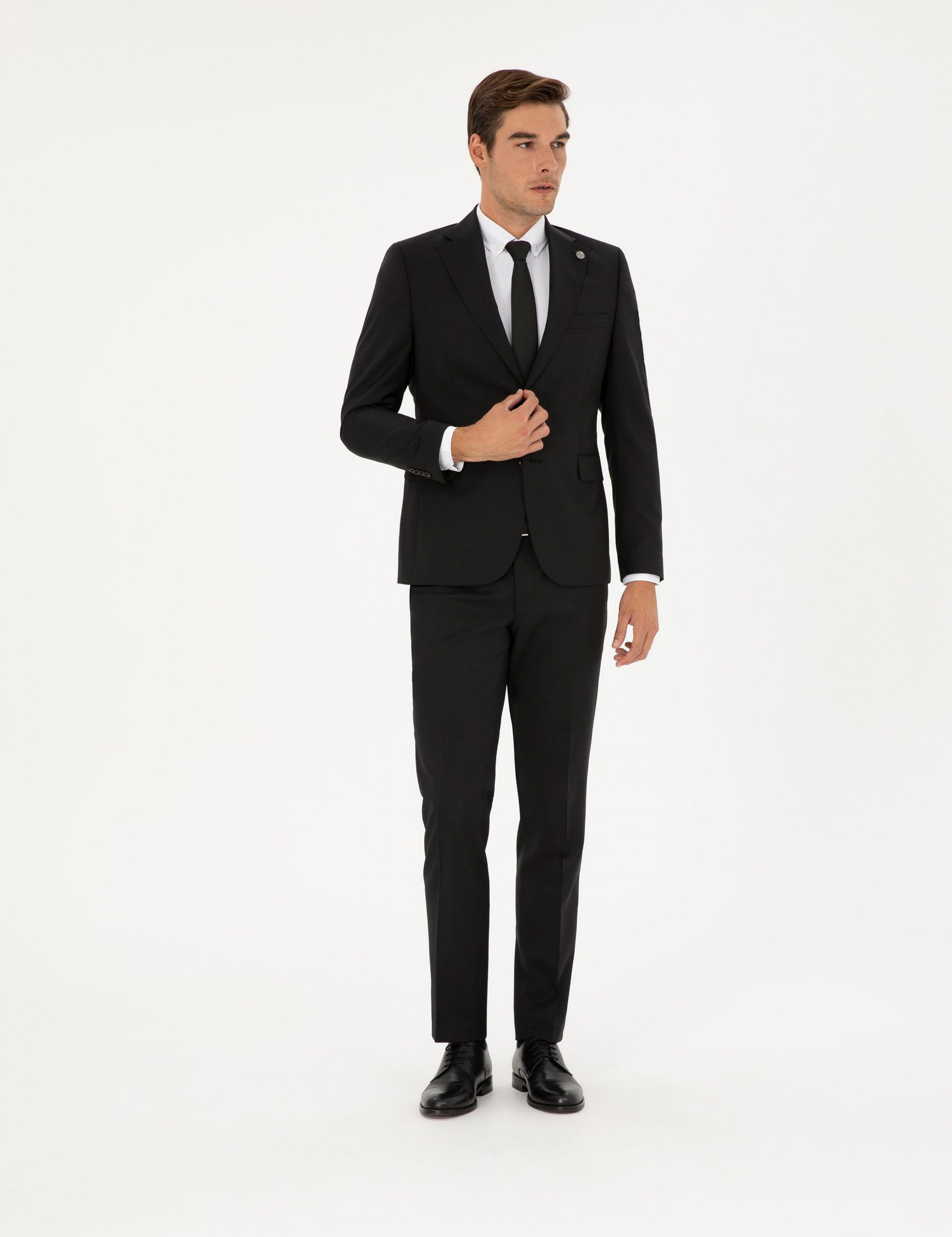 کت و شلوار مردانه مشکی پیرکاردین - فروشگاه لباس شهرمون