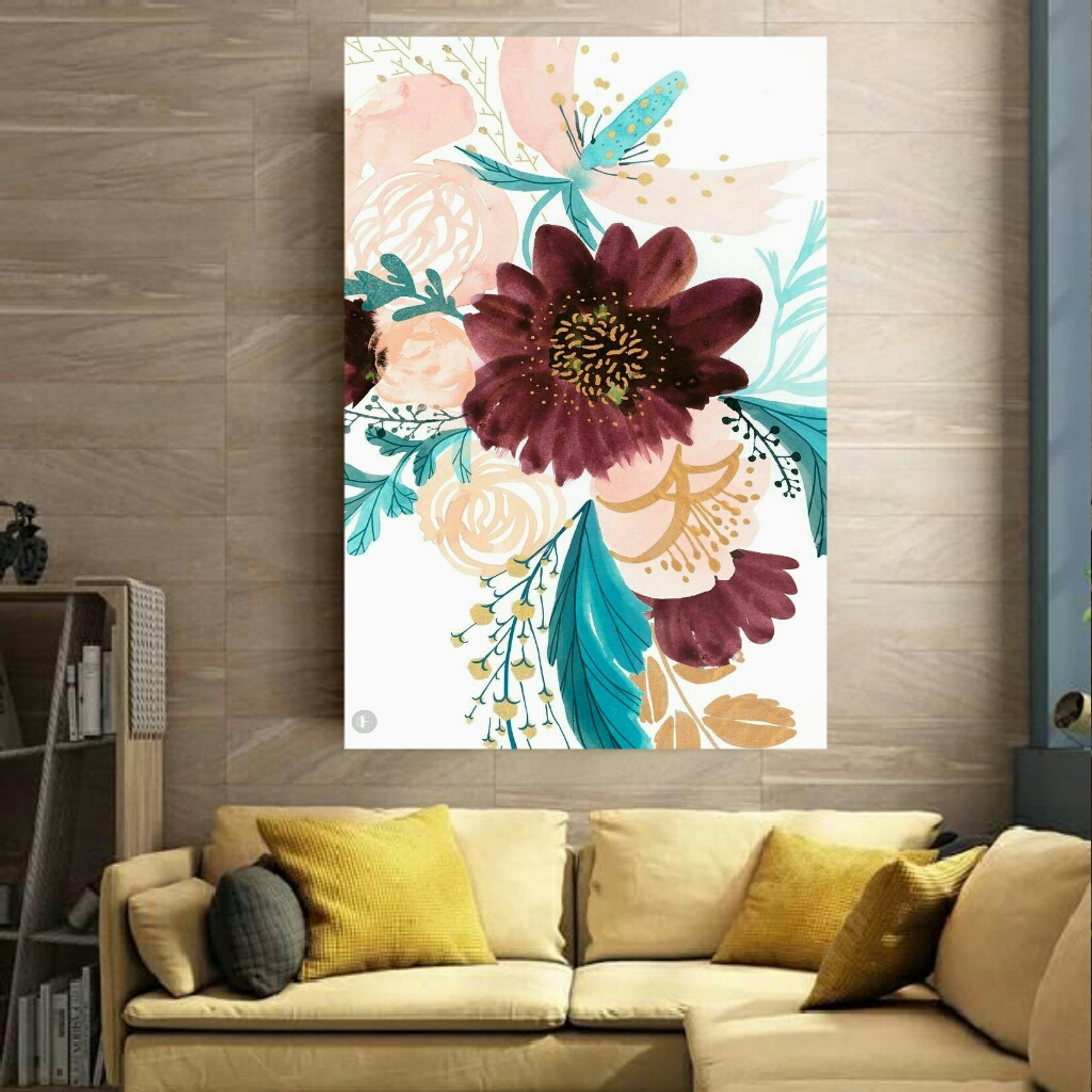 تابلو بوم طرح طبیعت کد BH646