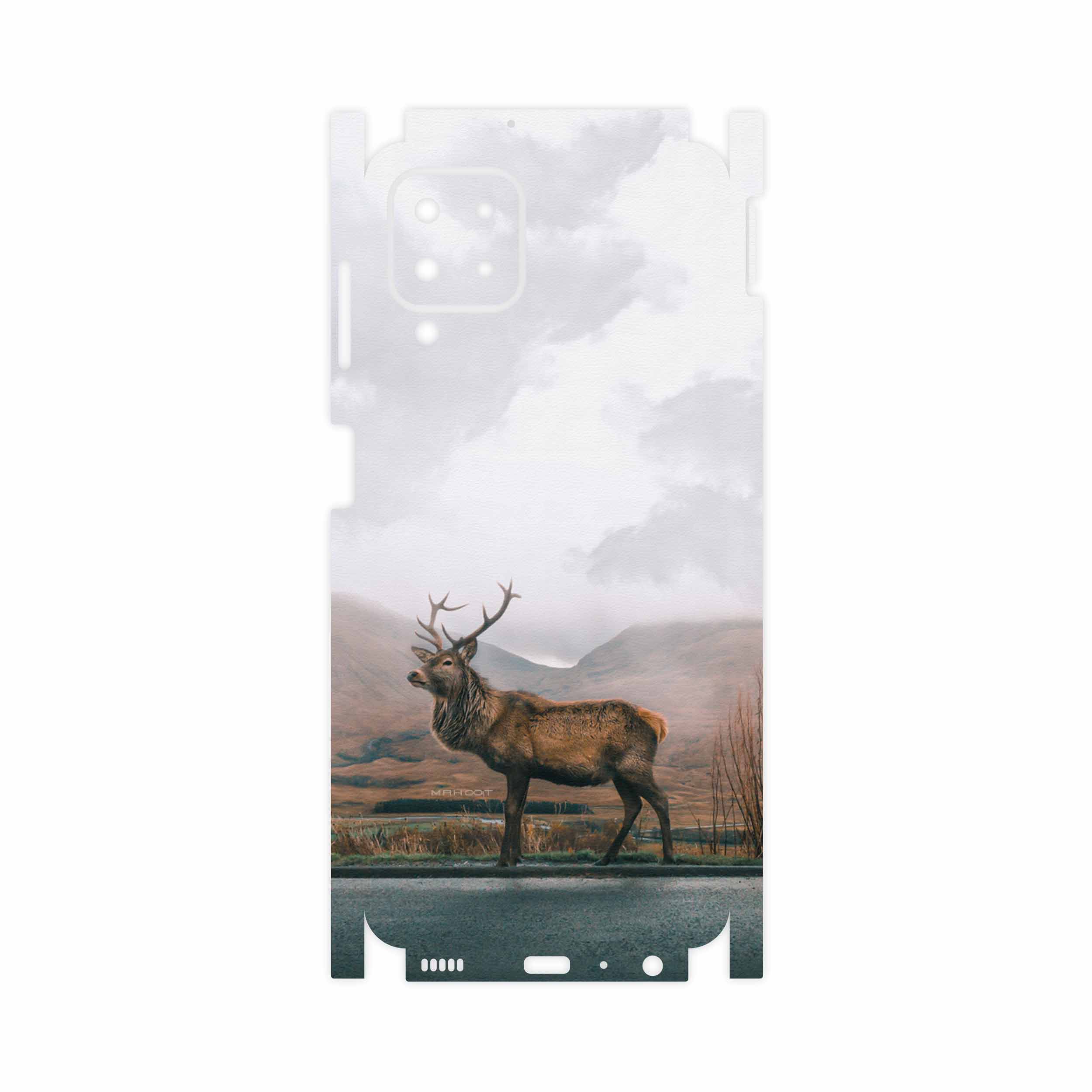 برچسب پوششی ماهوت مدل Horned-Deer-FullSkin مناسب برای گوشی موبایل سامسونگ Galaxy A22 4G