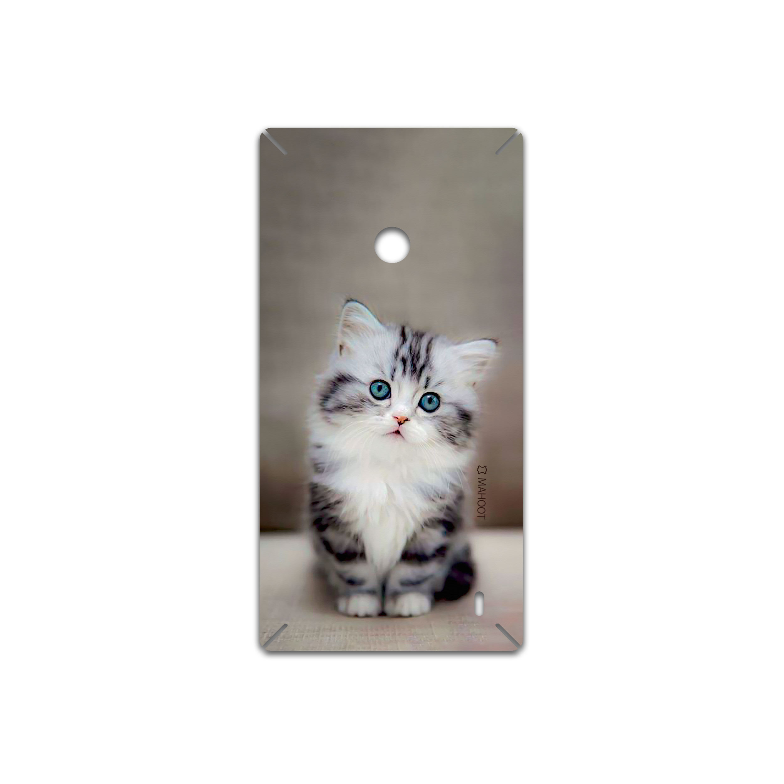 برچسب پوششی ماهوت مدل Cat-2 مناسب برای گوشی موبایل نوکیا Lumia 520