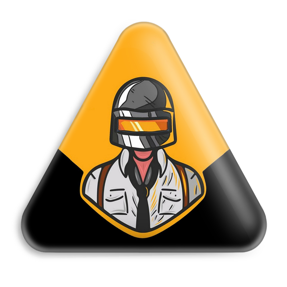 پیکسل خندالو طرح پابجی PUBG مدل مثلثی کد 3791