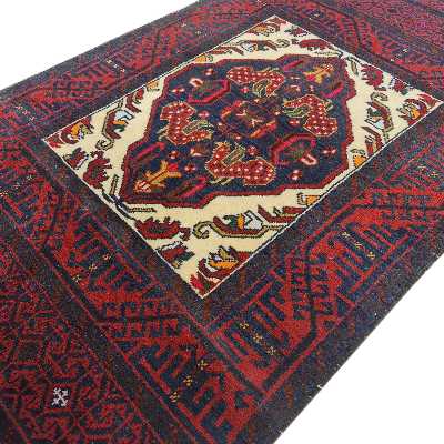 فرش دستبافت یک و نیم متری کد 4453