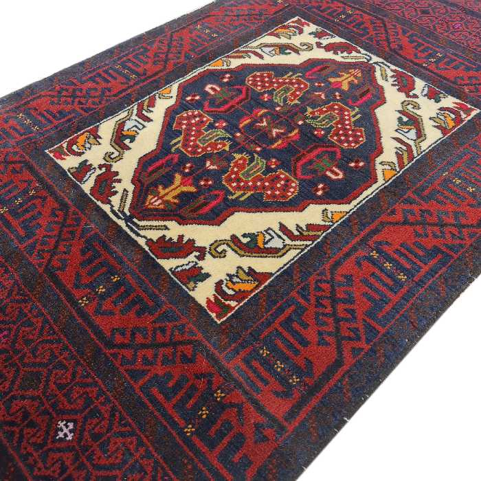 فرش دستبافت یک و نیم متری کد 4453