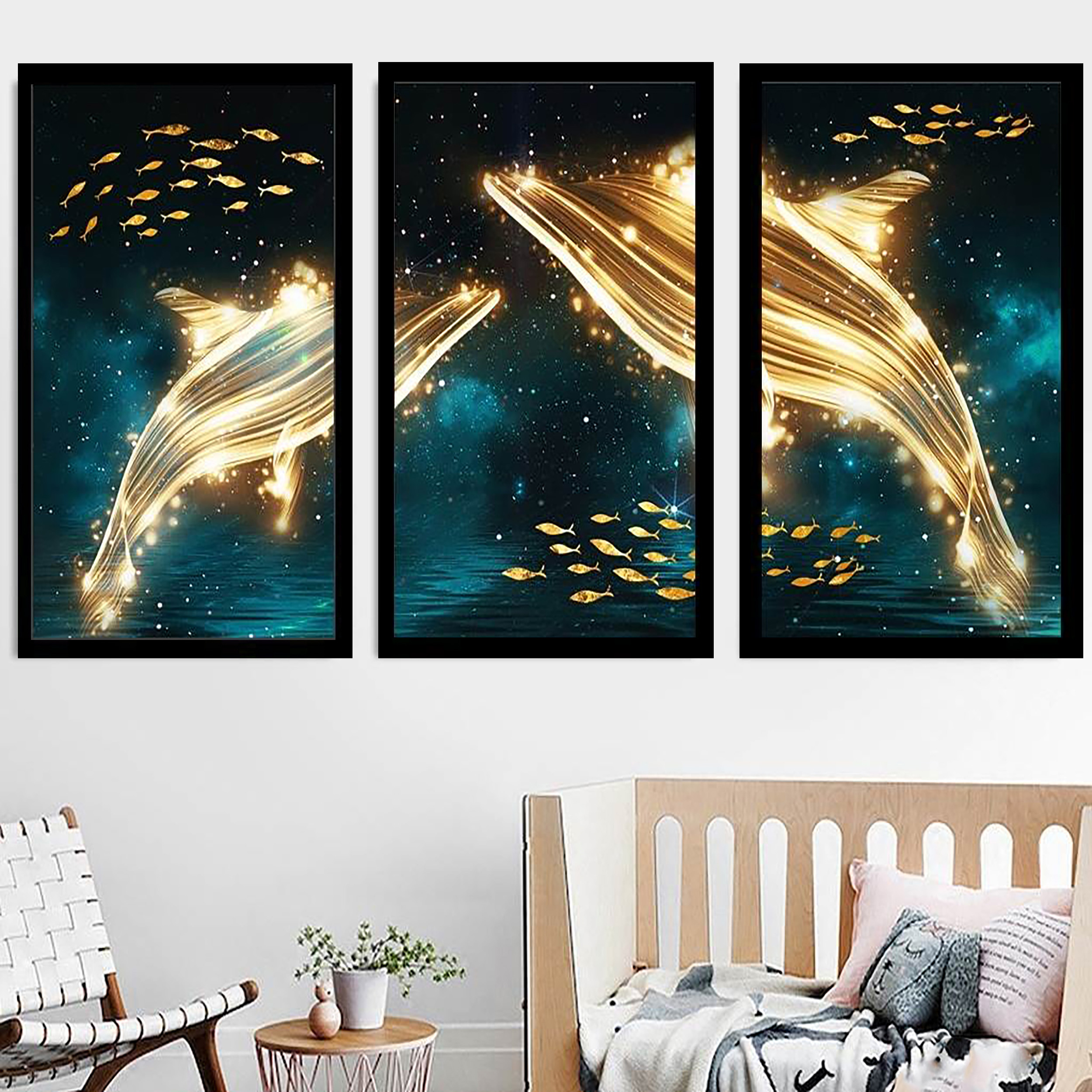 تابلو مدل دلفین کد 0243 بسته 3 عددی