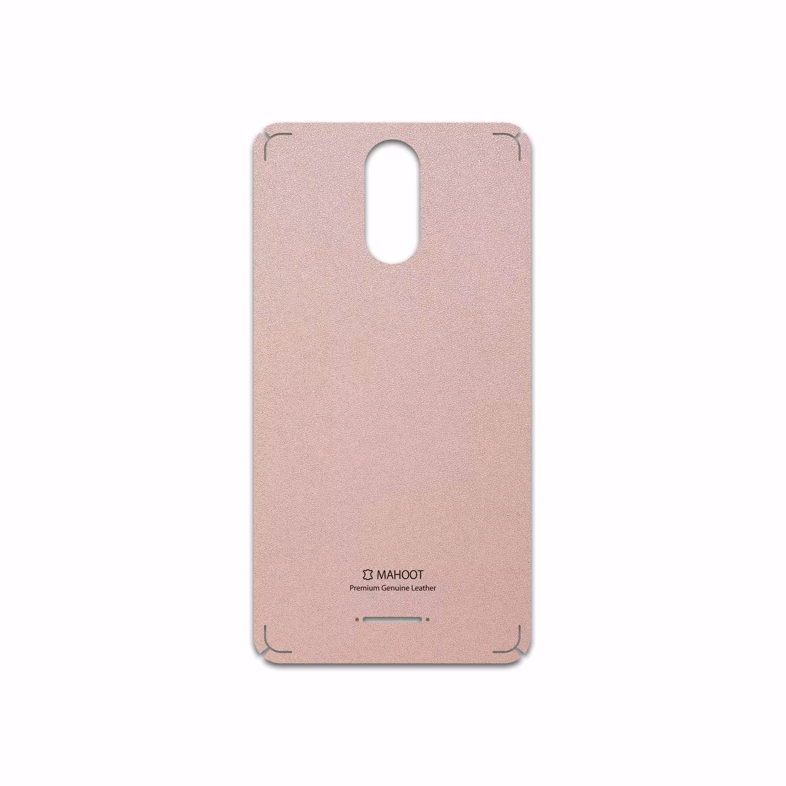 برچسب پوششی ماهوت مدل Rose Gold Leather مناسب برای گوشی موبایل تکنو WX3F LTE