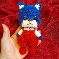 گربه کوچولو بافتنی 2