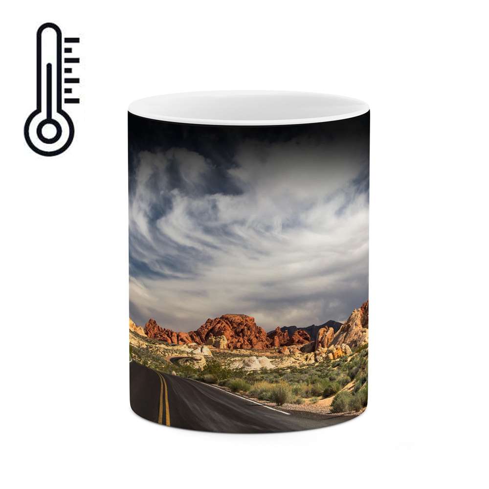 ماگ حرارتی طرح منظره زیبا  مدل mgph13638