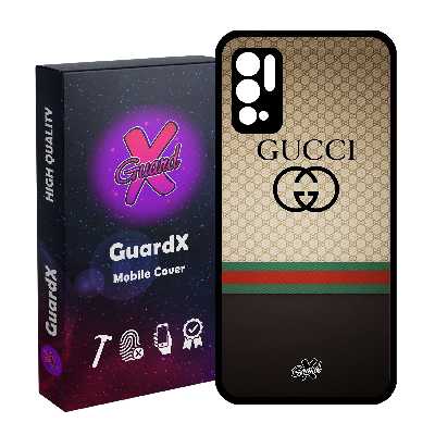 کاور گارد ایکس طرح Gucci مدل Glass10215 مناسب برای گوشی موبایل شیائومی Redmi Note 10 5G / Poco M3 Pro