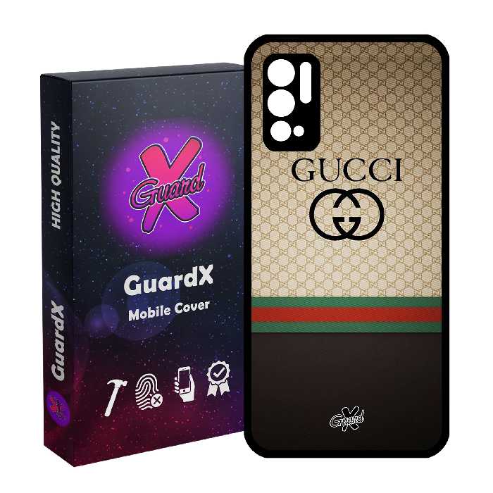 کاور گارد ایکس طرح Gucci مدل Glass10215 مناسب برای گوشی موبایل شیائومی Redmi Note 10 5G / Poco M3 Pro