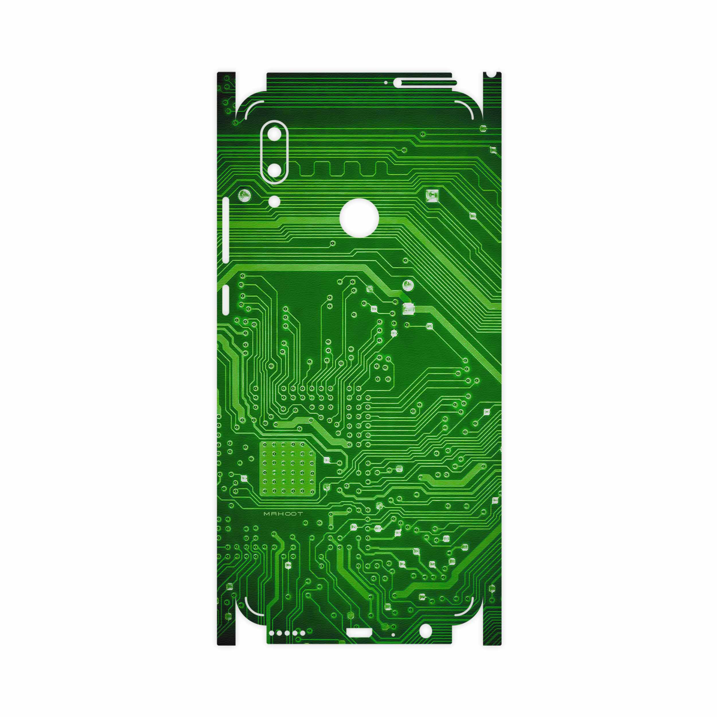 برچسب پوششی ماهوت مدل Green Printed Circuit Board-FullSkin مناسب برای گوشی موبایل هوآوی P Smart 2019