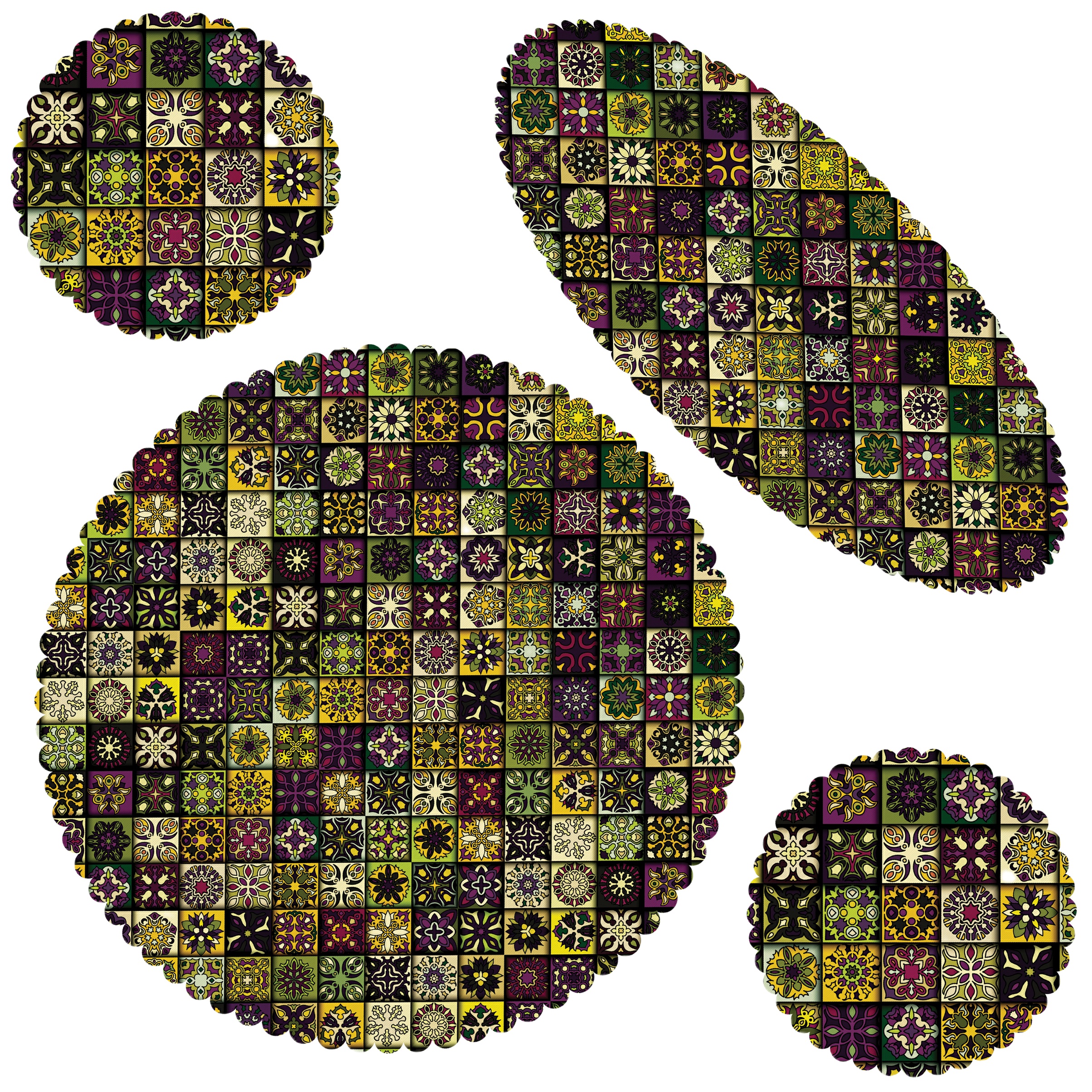 ست رومیزی 4 تکه مدل S32-42077