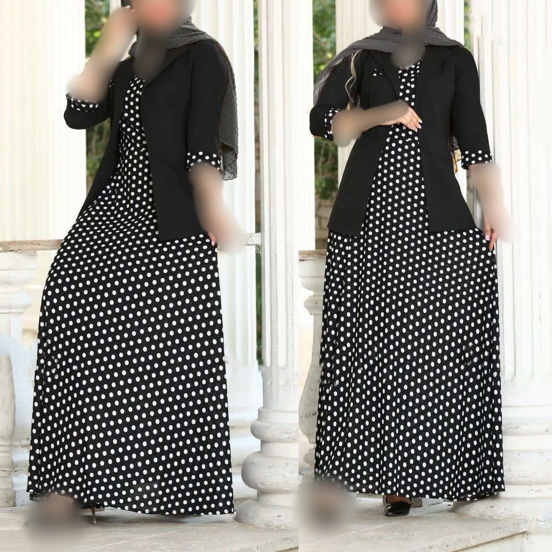 دو تیکه کت و سارافون مدل نبات 