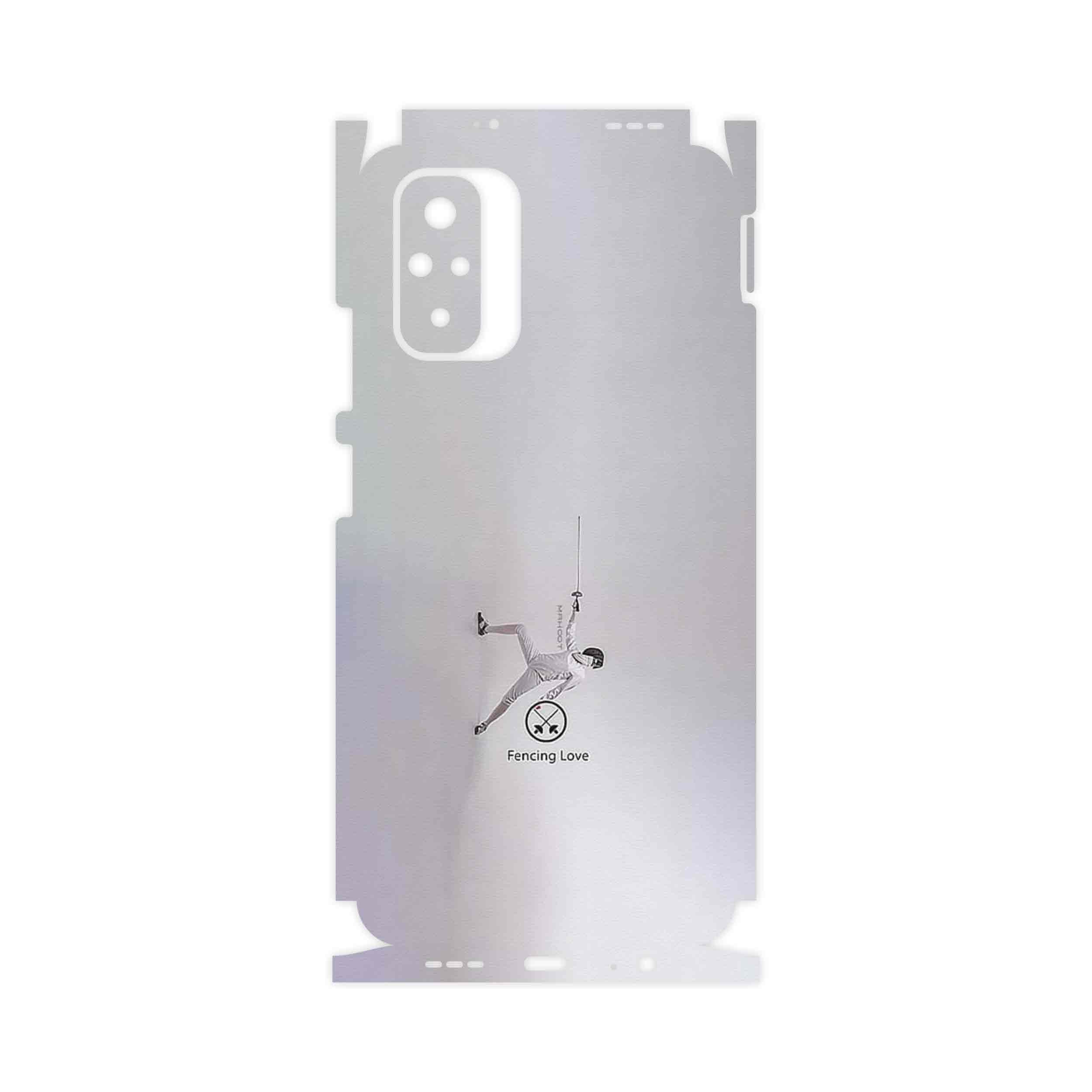 برچسب پوششی ماهوت مدل Fencing-FullSkin مناسب برای گوشی موبایل شیائومی Redmi Note 10