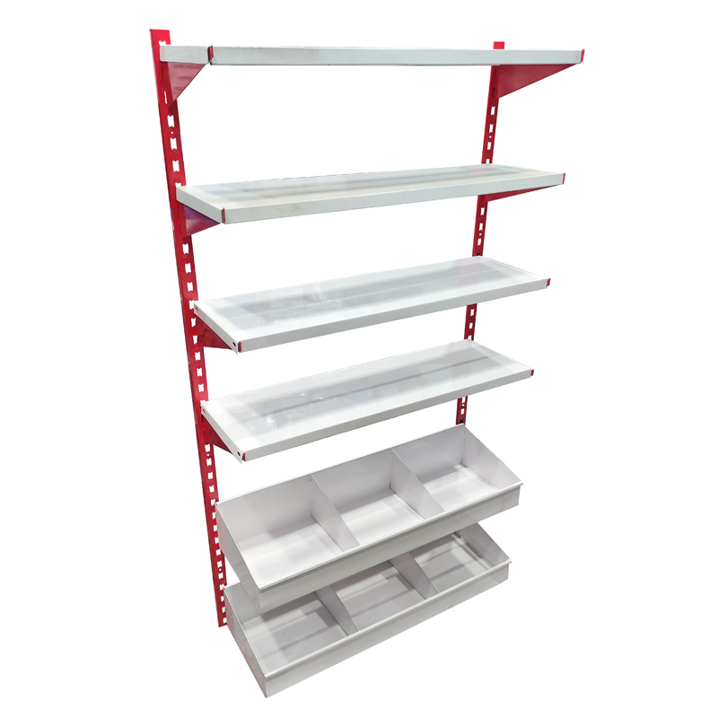 قفسه اداری مدل  سوپرمارکتی طرح 6 طبقه کد S9540P200M