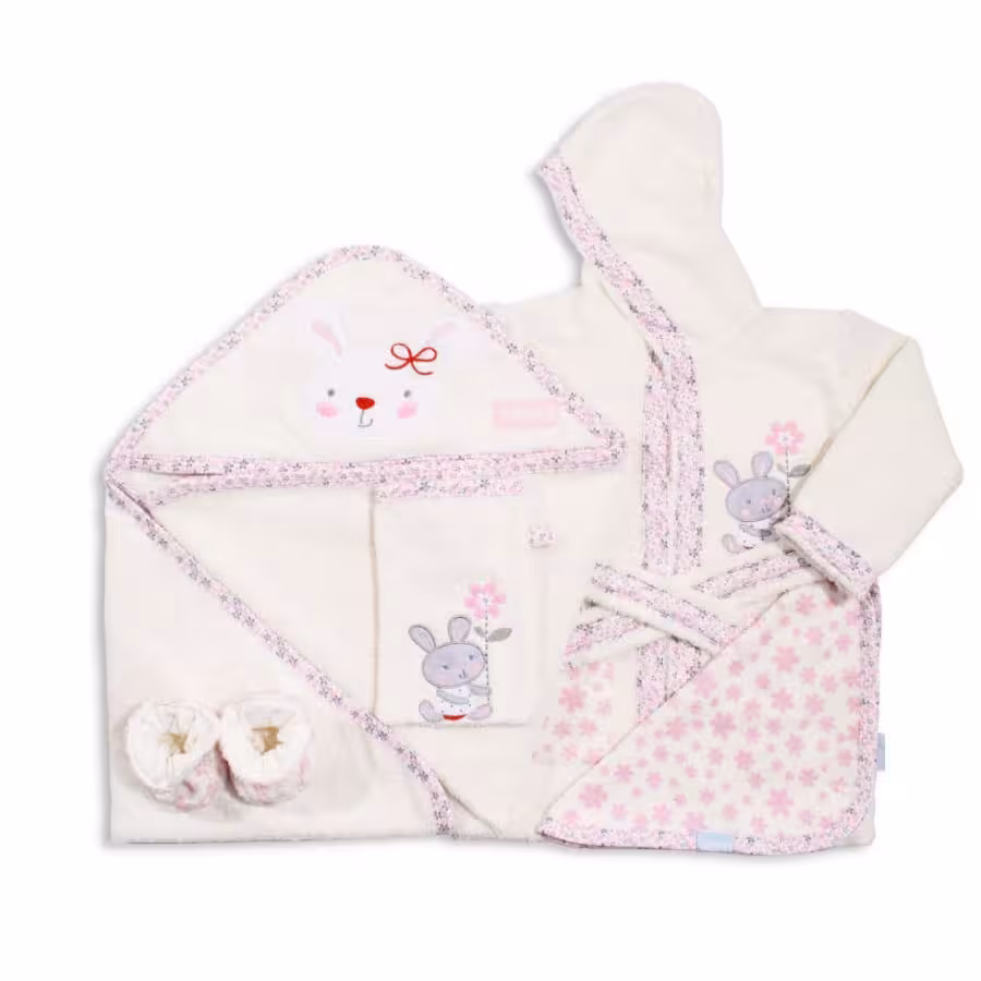 ست حوله پنج تکه رزبورن مدل LITTLE BUNNY