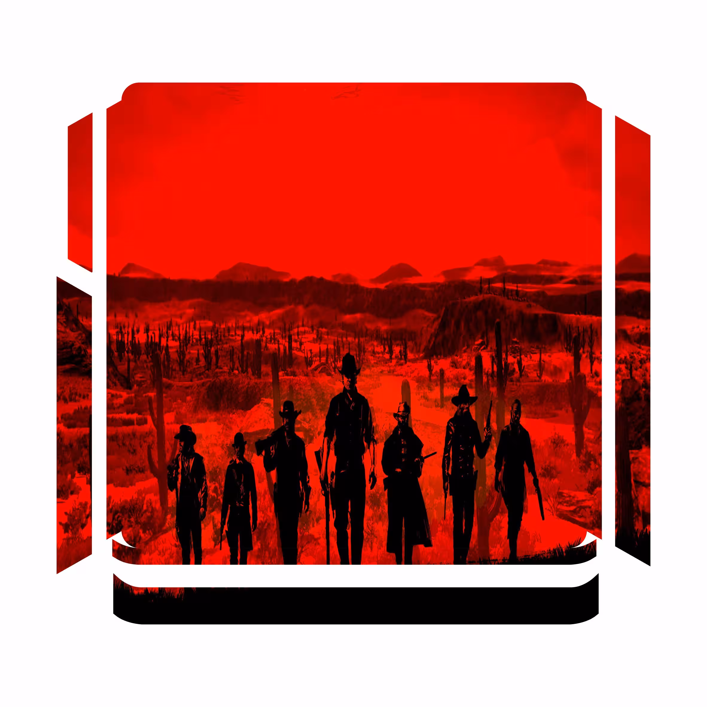برچسب پلی استیشن 4 اسلیم مدل rdr 2