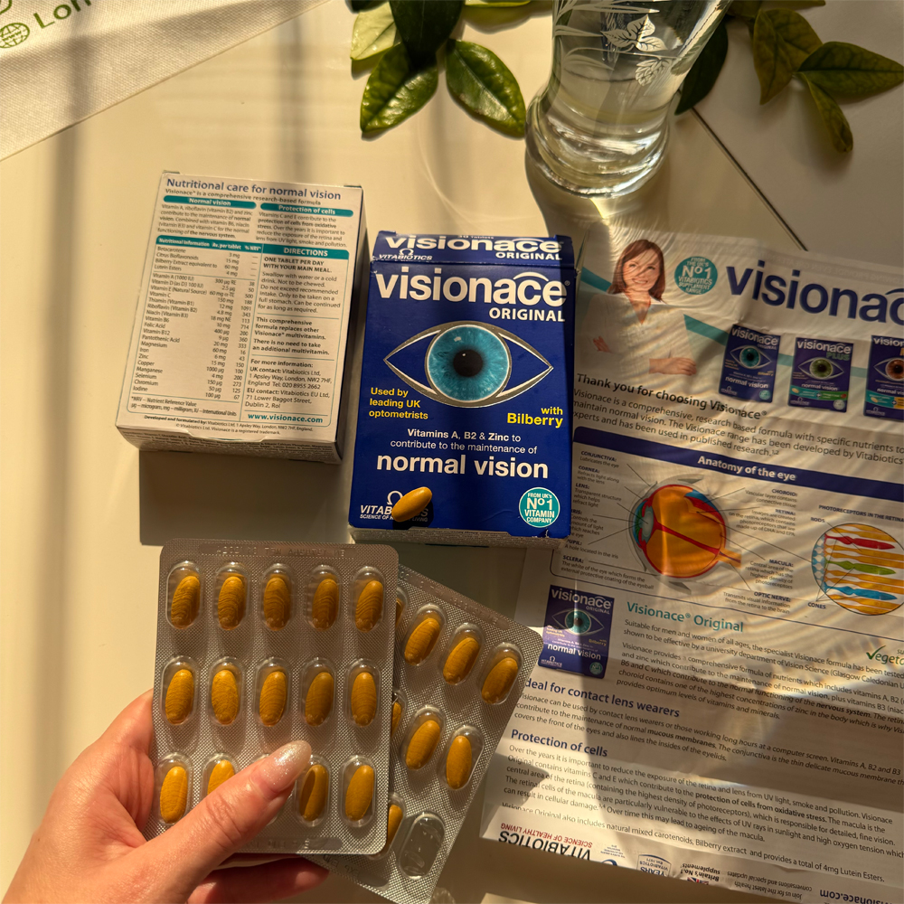 کپسول ویژن ایس ویتابیوتیکس Visionace | تقویت بینایی و محافظت از سلامت چشم‌ها