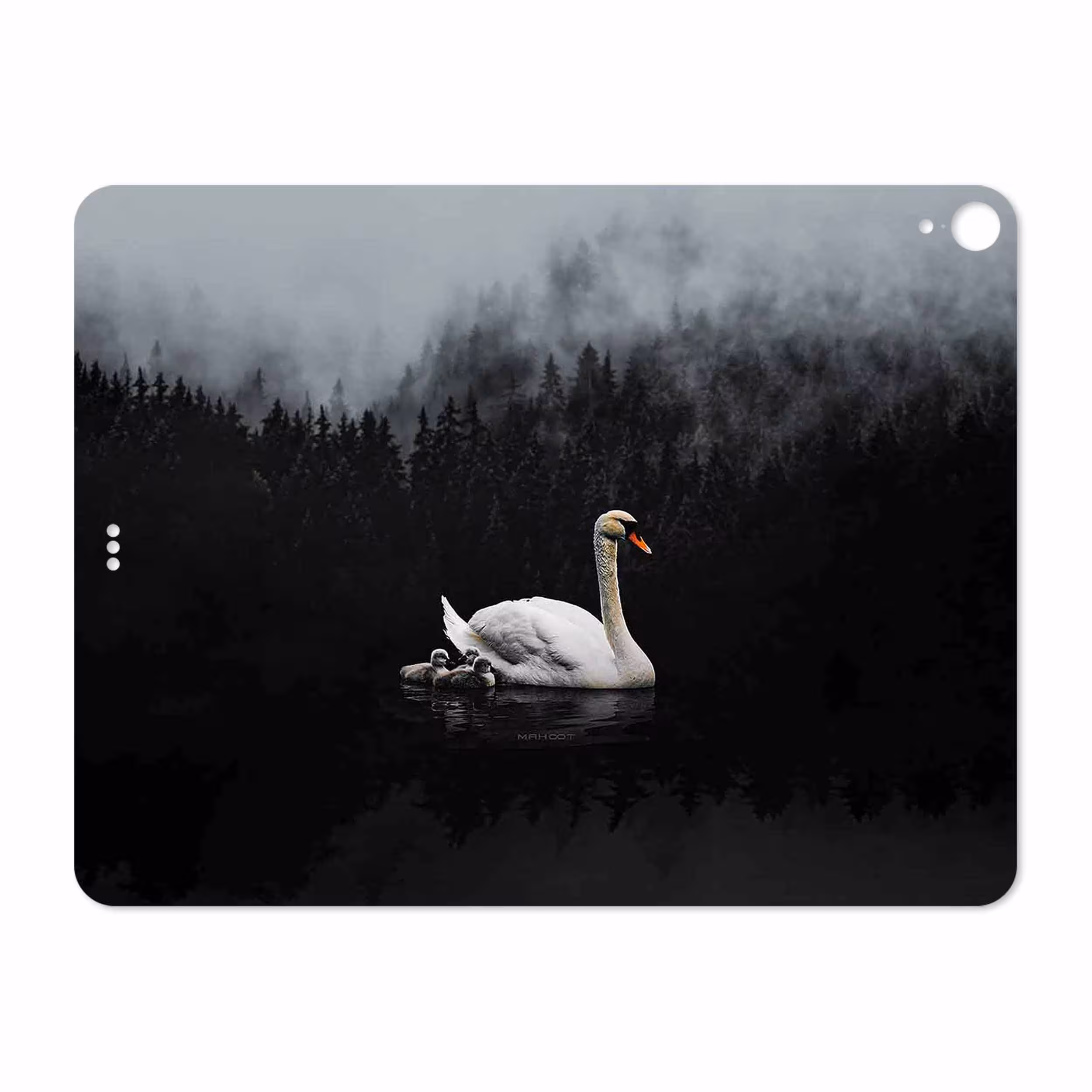برچسب پوششی ماهوت مدل Swan Lake مناسب برای تبلت اپل iPad Pro 12.9 (GEN 3) 2018 A1983