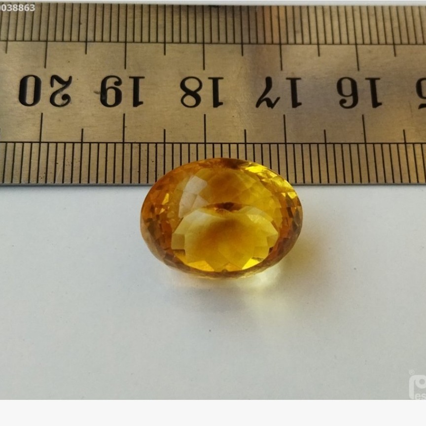 سنگ جواهری سیترین زرد درشت و پر تلالو اصلی معدنی آماده نصب