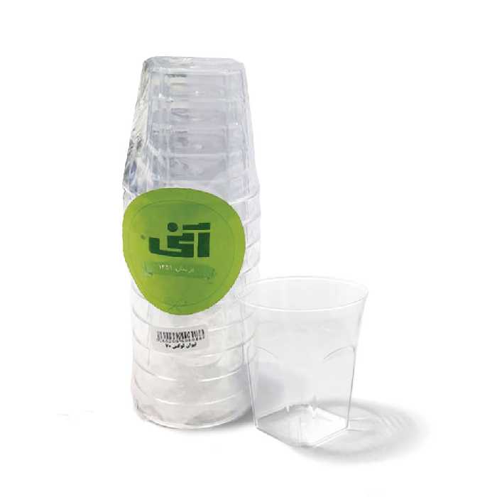 لیوان یکبار مصرف آنی مدل 608 لوکس سه بسته 10 عددی