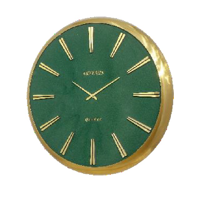 ساعت دیواری آرتمیس کد 2045 Green Gold B سبز طلایی