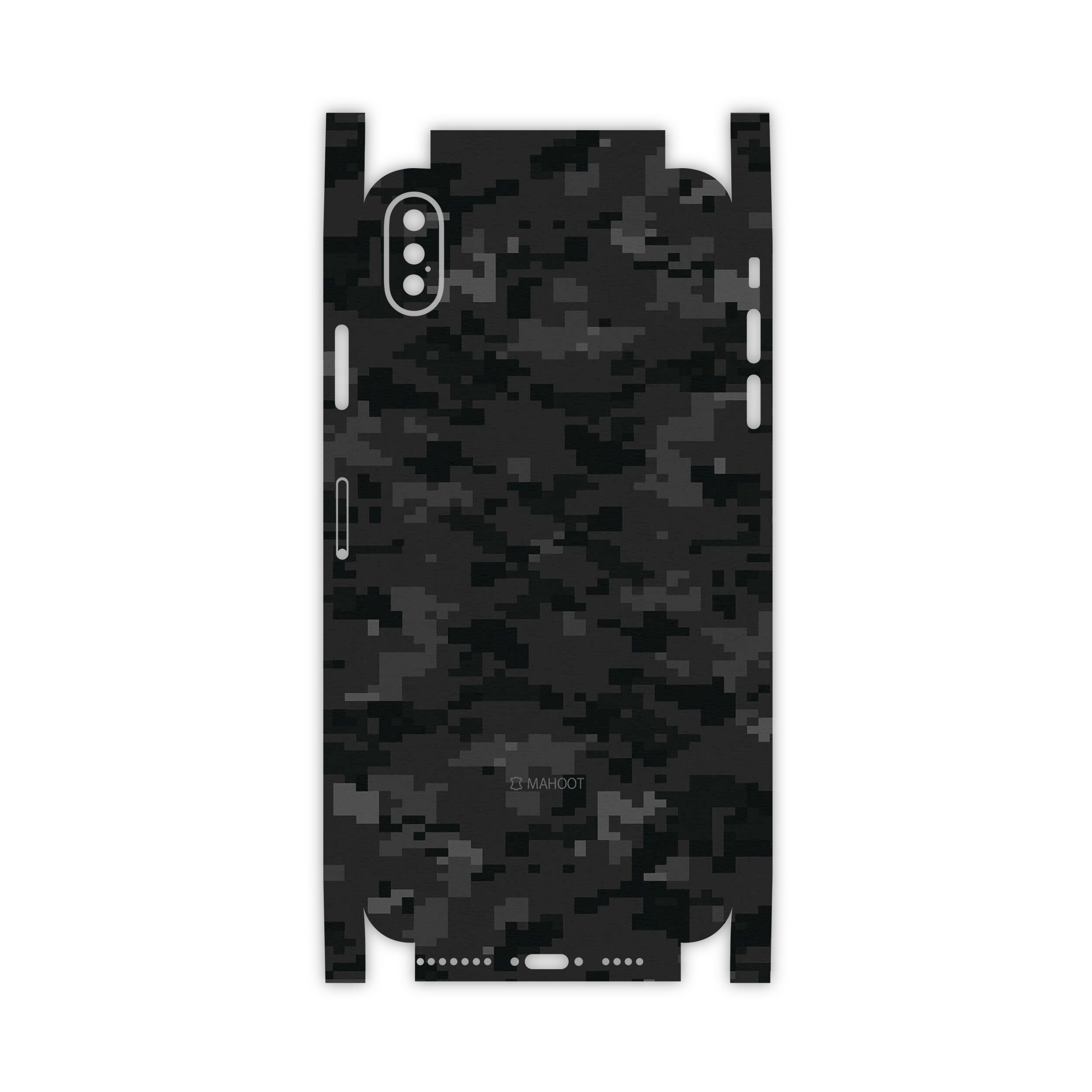 برچسب پوششی ماهوت مدل Night-Army-Pixel-FullSkin مناسب برای گوشی موبایل اپل iPhone Xs Max