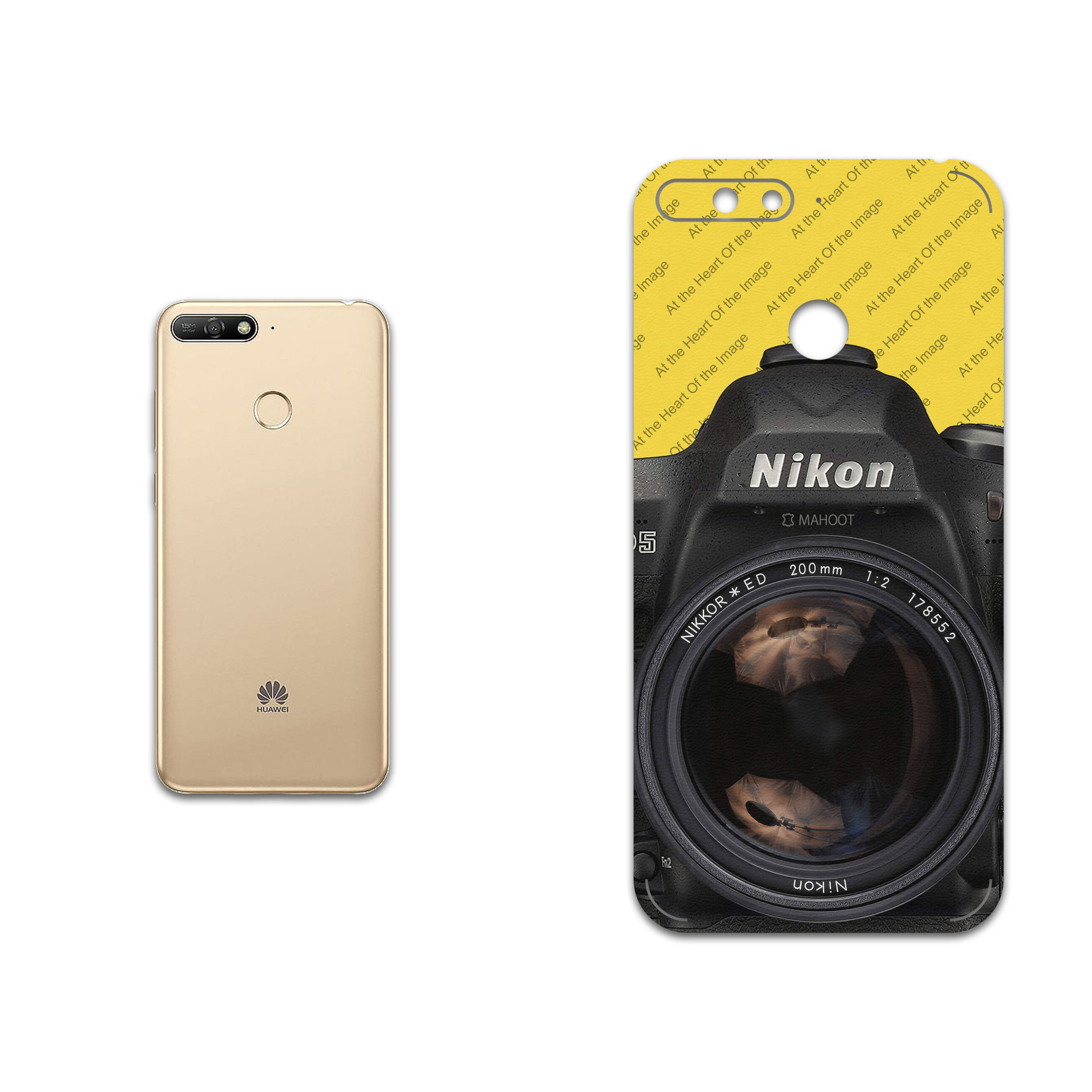 برچسب پوششی ماهوت مدل Nkn مناسب برای گوشی موبایل هوآوی Y6 Prime 2018