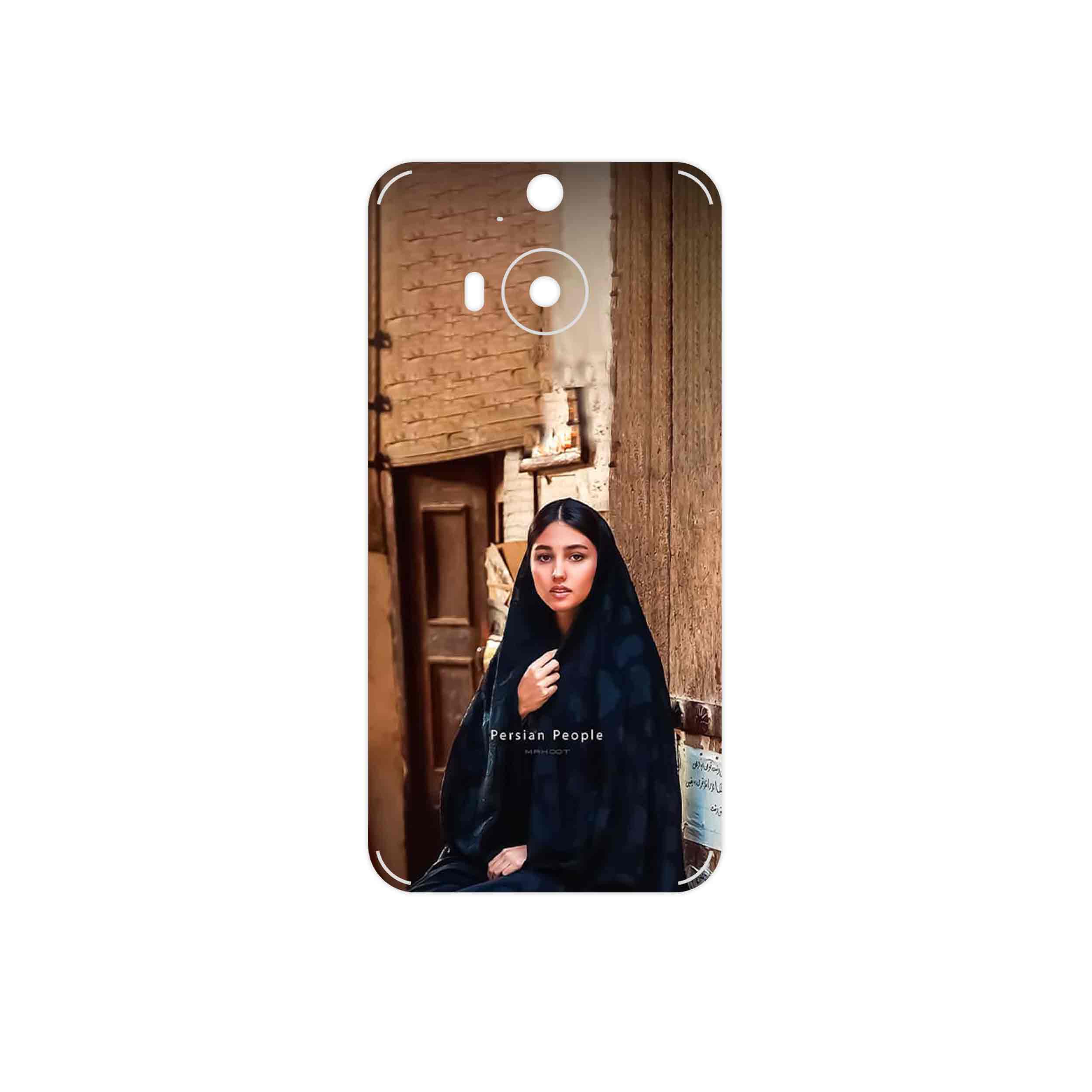 برچسب پوششی ماهوت مدل Portrait of an Iranian Woman مناسب برای گوشی موبایل اچ تی سی One M9 Plus