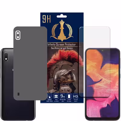 برچسب پوششی اینفینیتی مدل PRO MAX مناسب برای گوشی موبایل سامسونگ Galaxy A10 به همراه محافظ صفحه نمایش