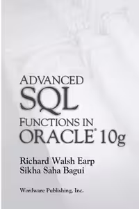 خرید و دانلود نسخه کامل کتاب Advanced SQL Functions in Oracle 10g