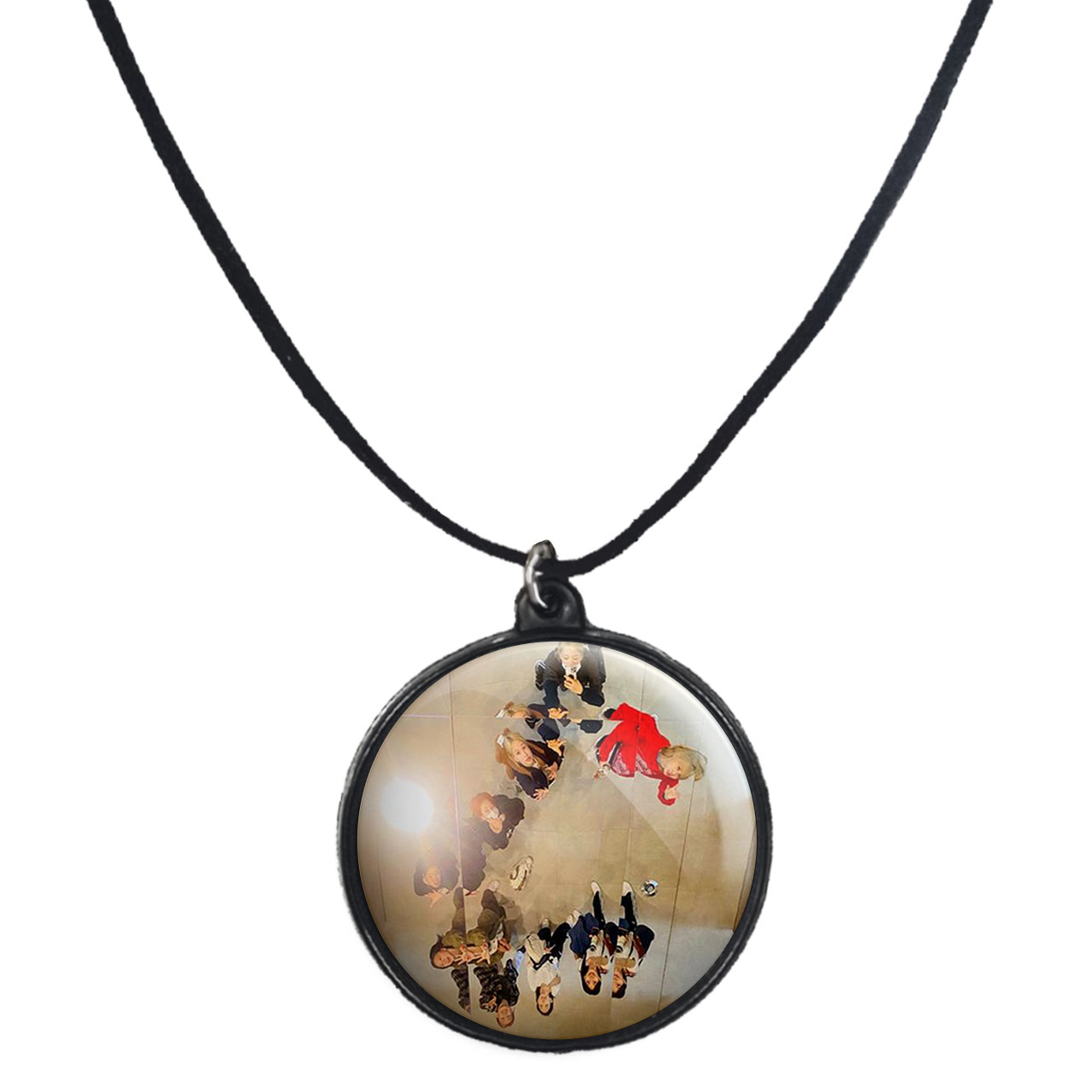 گردنبند پرمانه طرح تو ایس کد pmb.19526 مدل دو طرفه