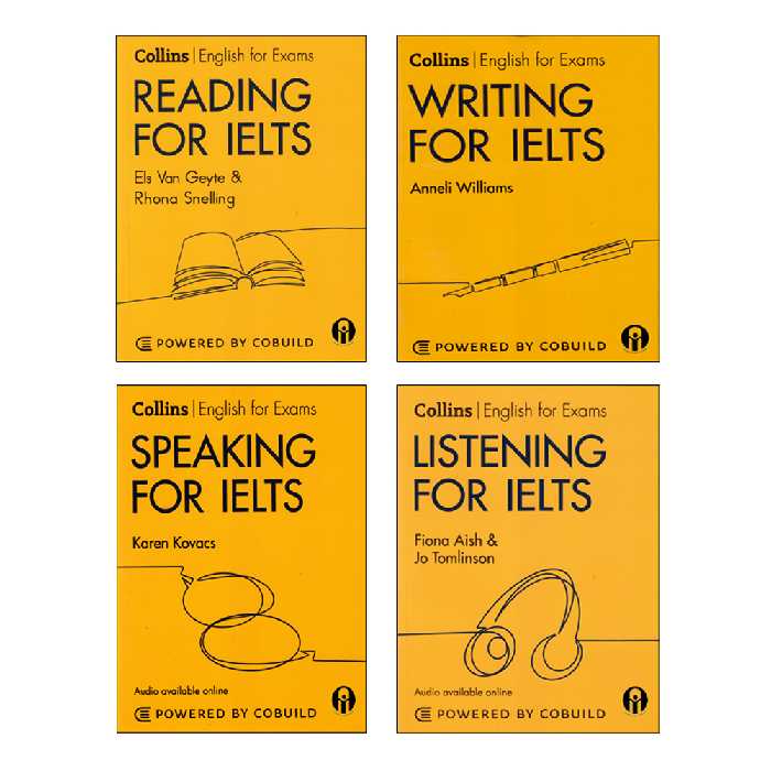 کتاب Collins English For Exam Skills For IELTS Second Edition اثر جمعی از نویسندگان انتشارات الوندپویان 4 جلدی