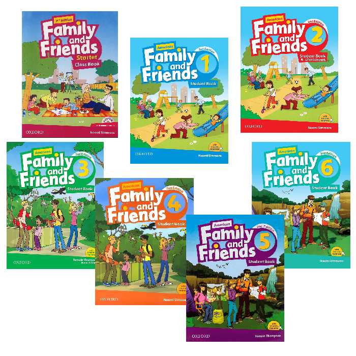 کتاب American Family and Friends 2nd اثر Naomi Simmons انتشارات هدف نوین 7 جلدی