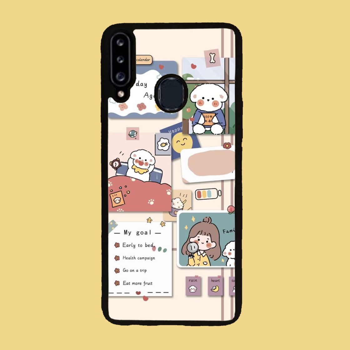 کاور گارد قاب مناسب برای گوشی موبایل سامسونگ A20s -کد 1582