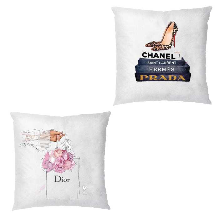 کاور کوسن طرح مدرن کد 23KD مجموعه 2 عددی