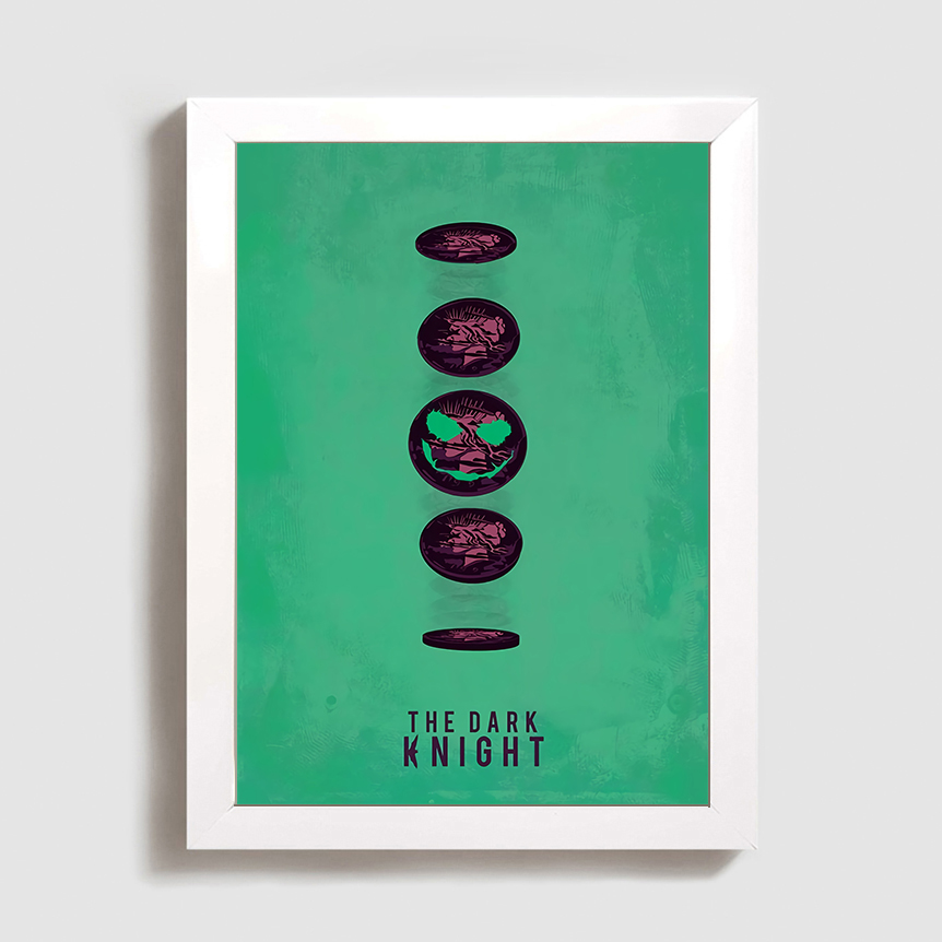 تابلو مدل batman the dark knight W474