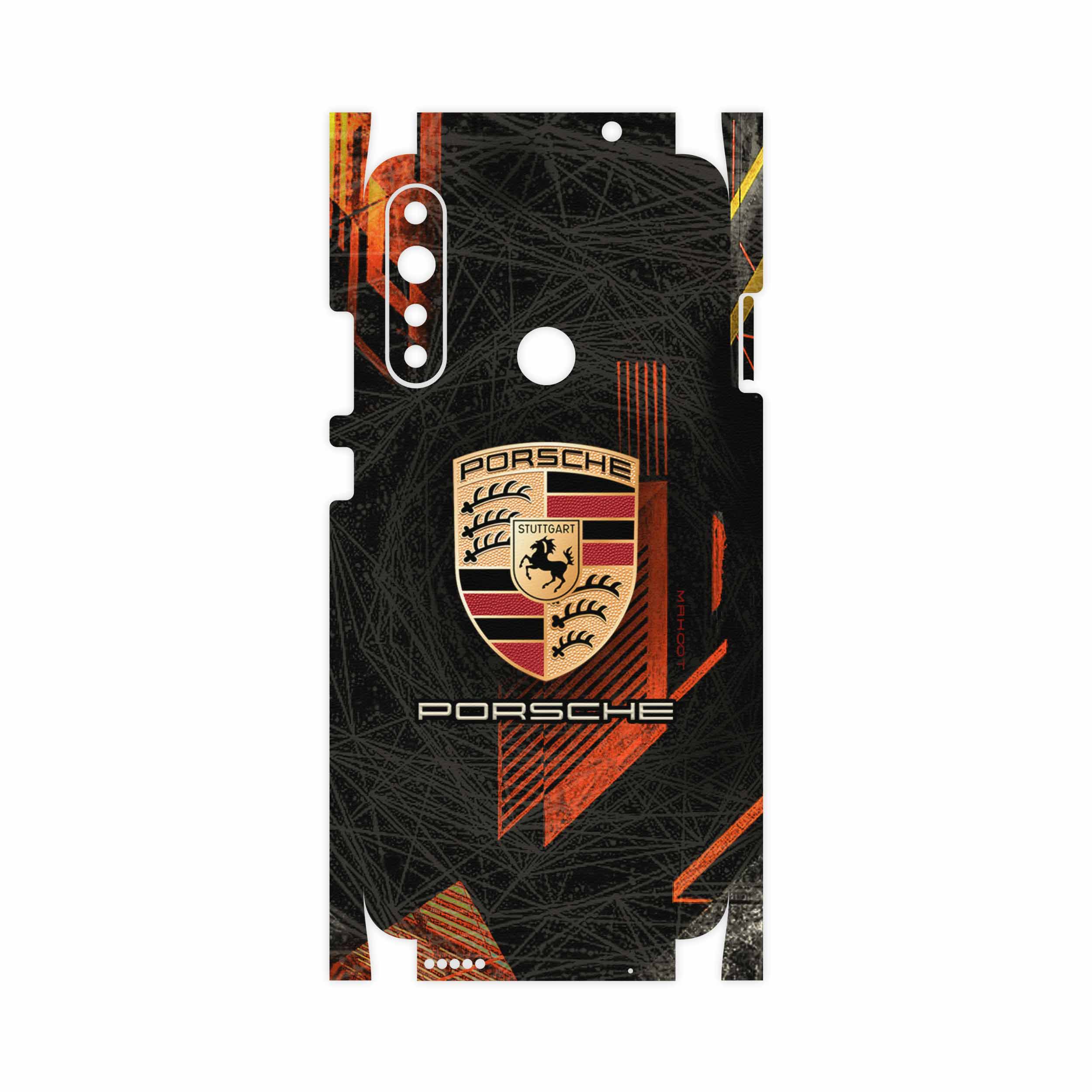 برچسب پوششی ماهوت مدل Porsche-Logo-FullSkin مناسب برای گوشی موبایل جی پلاس P10 Plus