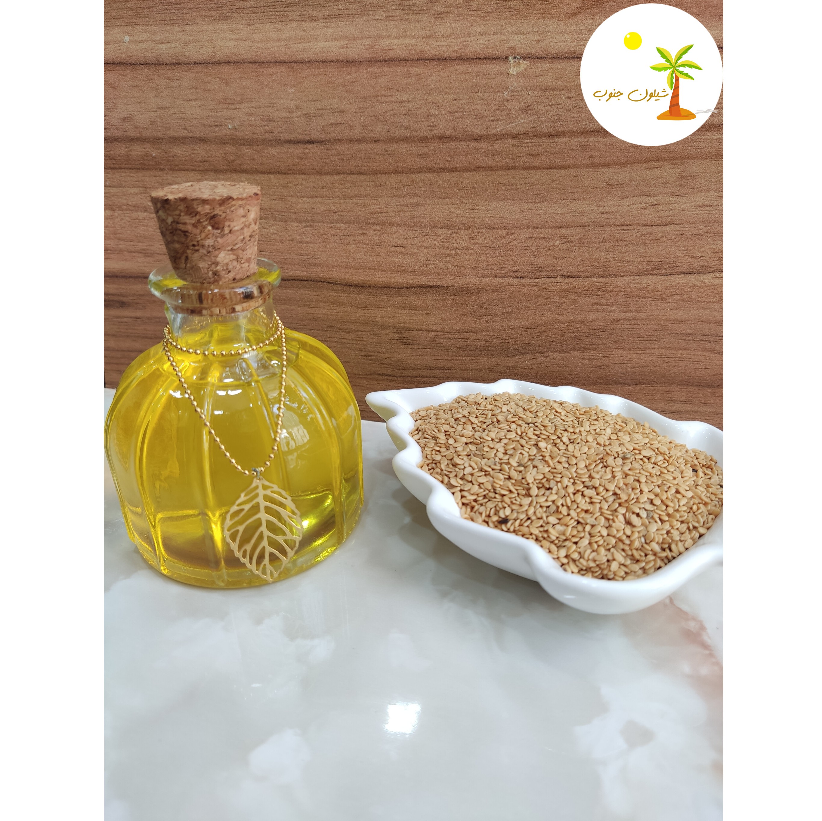 روغن کنجد اعلا یک لیتری