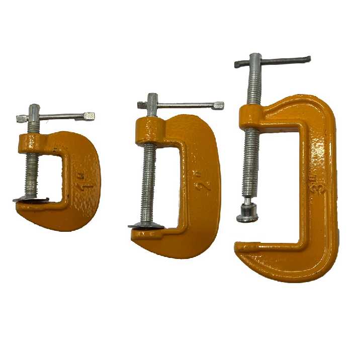 گیره کلمپ مدل c مجموعه 3 عددی