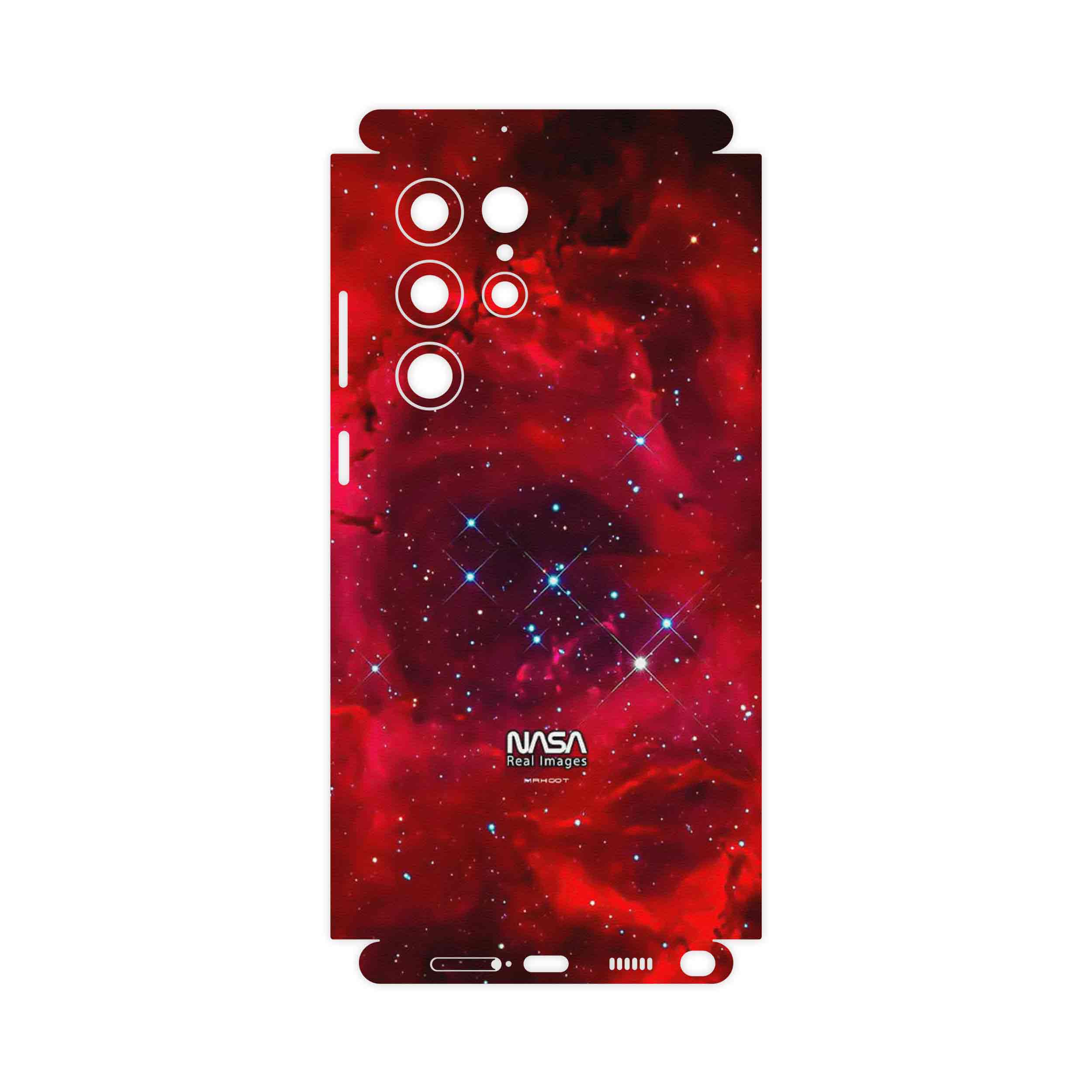 برچسب پوششی ماهوت مدل Universe b NASA 10-FullSkin مناسب برای گوشی موبایل سامسونگ Galaxy S22 Ultra 5G