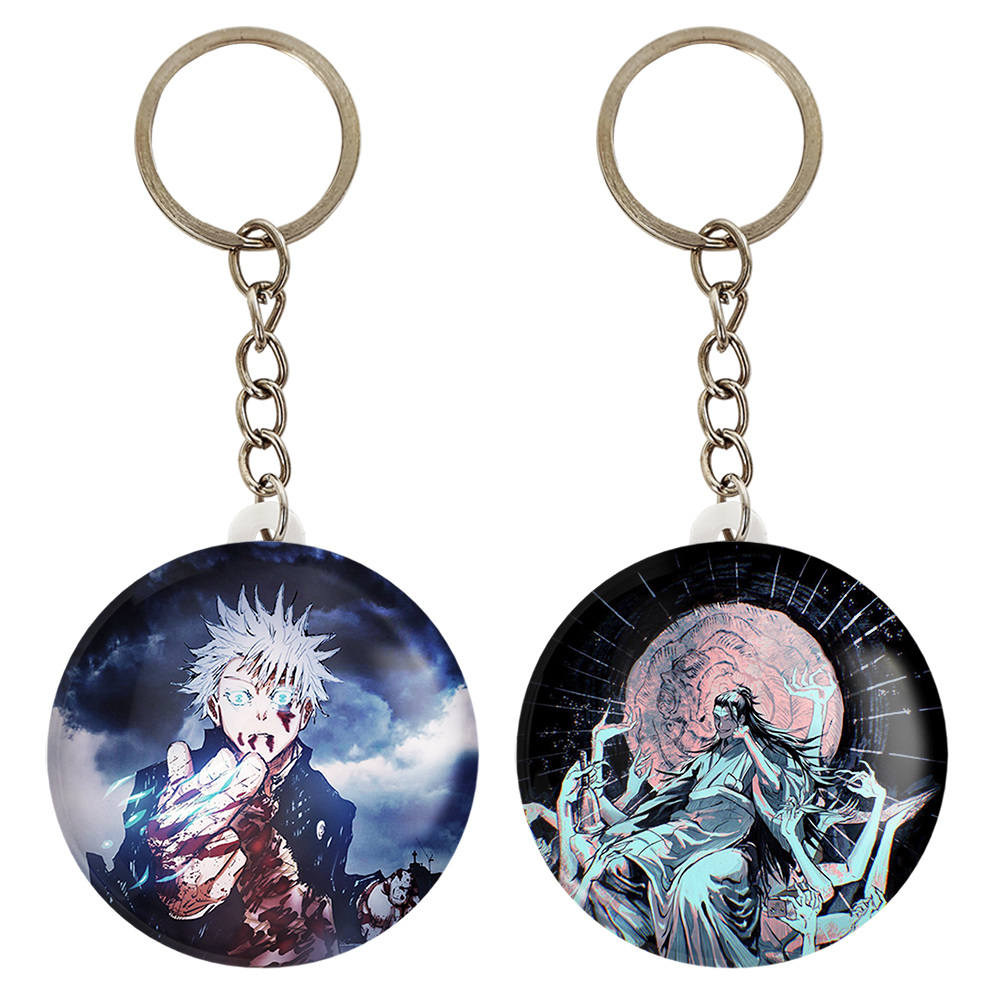 جاکلیدی خندالو مدل گوجو ساتورو انیمه جوجوتسو کایزن کد 1107311075 مجموعه 2 عددی