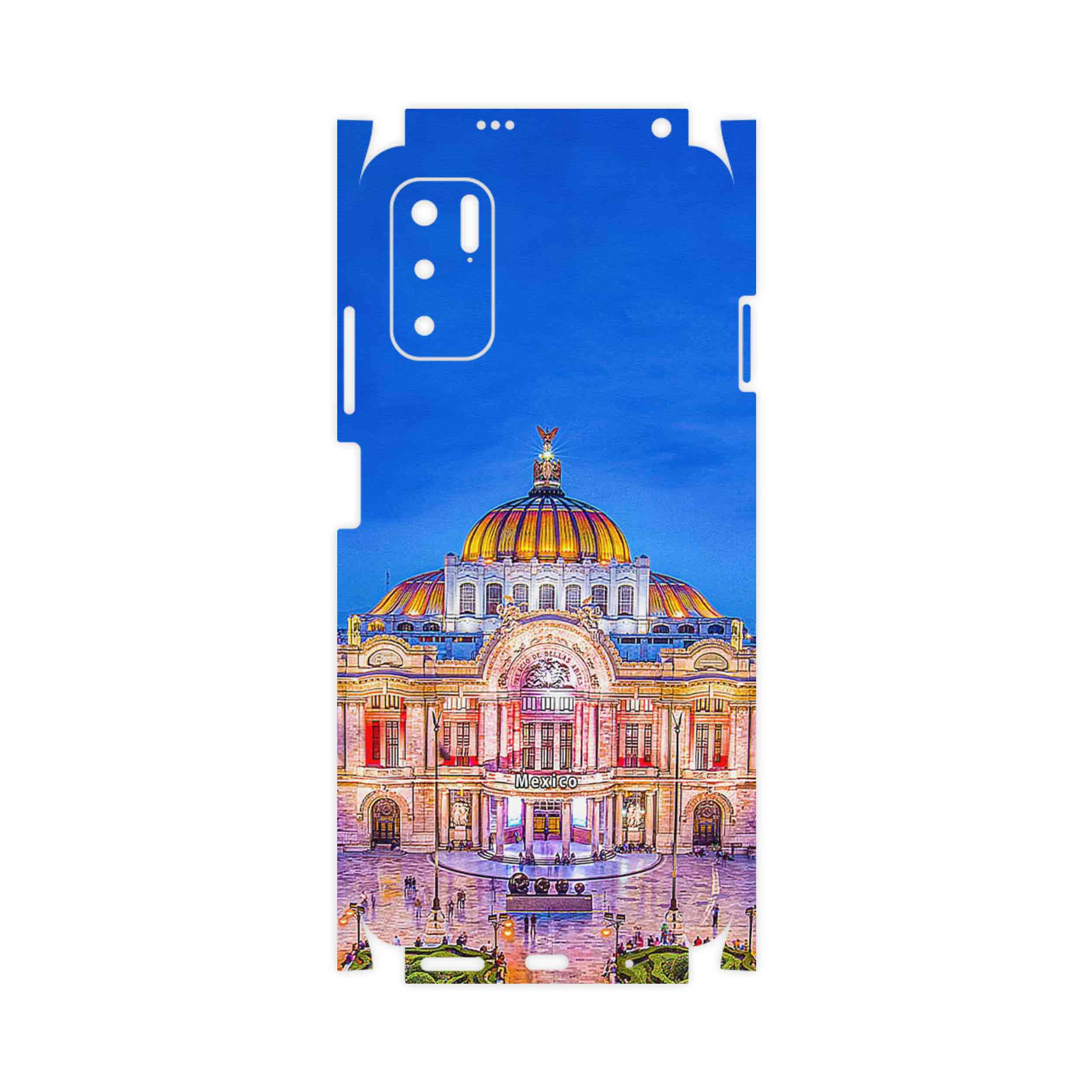 برچسب پوششی ماهوت مدل Mexico City-FullSkin مناسب برای گوشی موبایل شیائومی Redmi Note 10 5G
