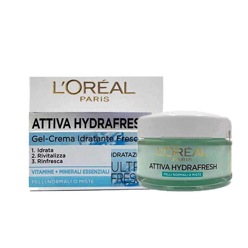 ژل کرم آبرسان سه کاره مدل Active Hydrafresh لورال 50 میل